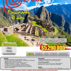 Información sobre el viaje a Perú
